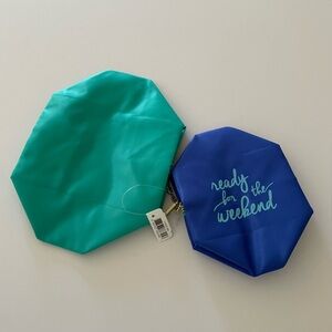 Bath and Body Works Teal and Royal Blue Toiletry Bags
New with tag!